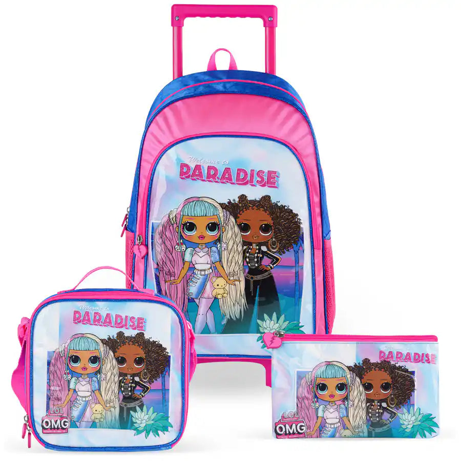 LOL OMG Welcome to Paradise 3in1 Trolley Box set 18 Inch