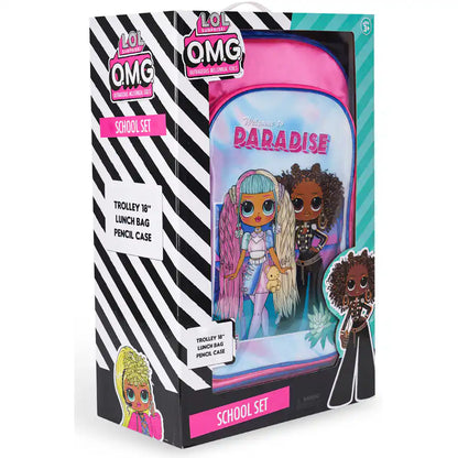 LOL OMG Welcome to Paradise 3in1 Trolley Box set 18 Inch
