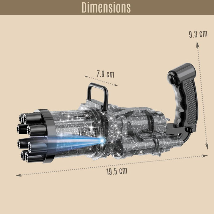 Little Story 8 Holes Bubble Machine Kids Gun (Black)