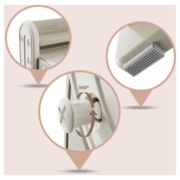 Little Story Kids Drawing & Study Table with Chair (Beige)