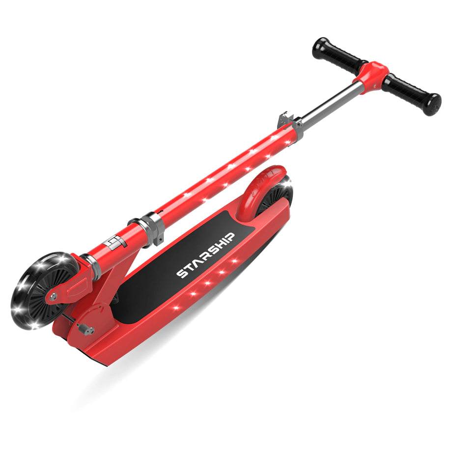 Spartan Lit Starship 2-Wheel Scooter (Candy Red)