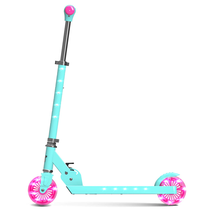 Spartan Lit Starship 2-Wheel Scooter (Bright Turquoise)