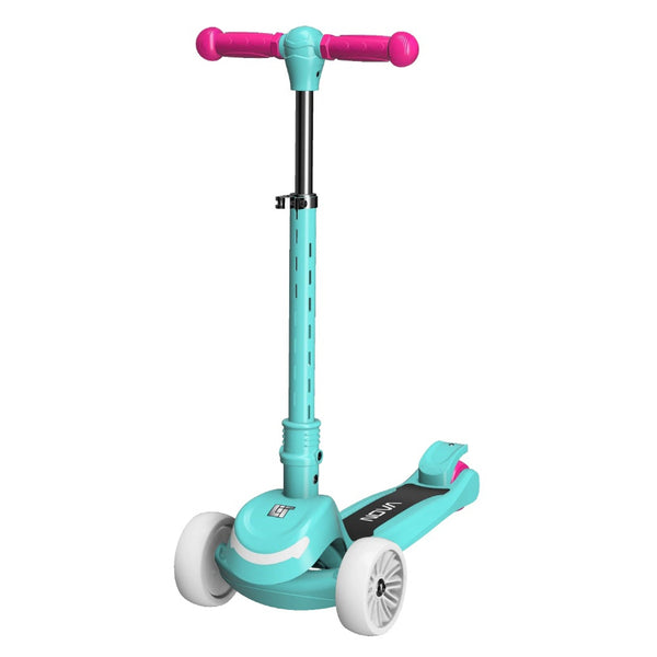 Spartan Lit Nova 3-Wheel Scooter (Teal With Lava Led Wheels)