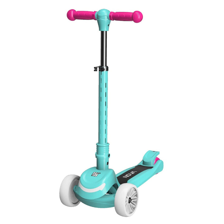 Spartan Lit Nova 3-Wheel Scooter (Teal With Lava Led Wheels)