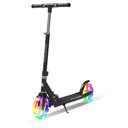 Spartan Lit Polaris 2-Wheel 200Mm Scooter With Lava Led Wheels