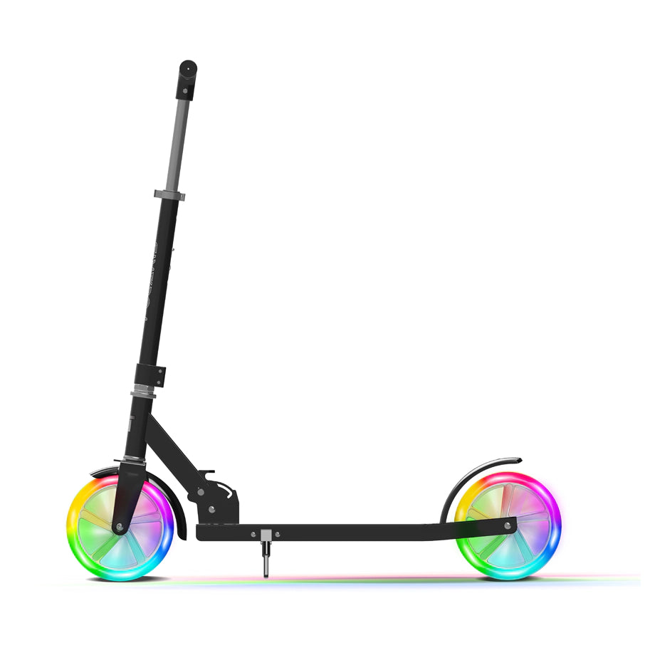 Spartan Lit Polaris 2-Wheel 200Mm Scooter With Lava Led Wheels
