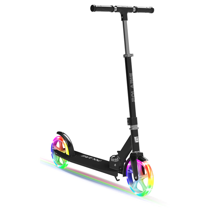 Spartan Lit Polaris 2-Wheel 200Mm Scooter With Lava Led Wheels