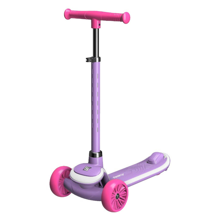 Spartan Lit Firefly 3-Wheel Scooter (Purple With Lava Led Perimeter Deck)