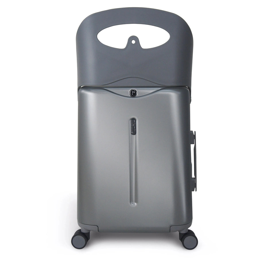 Miamily Carry-On Luggage 18 Inch (Charcoal Grey)