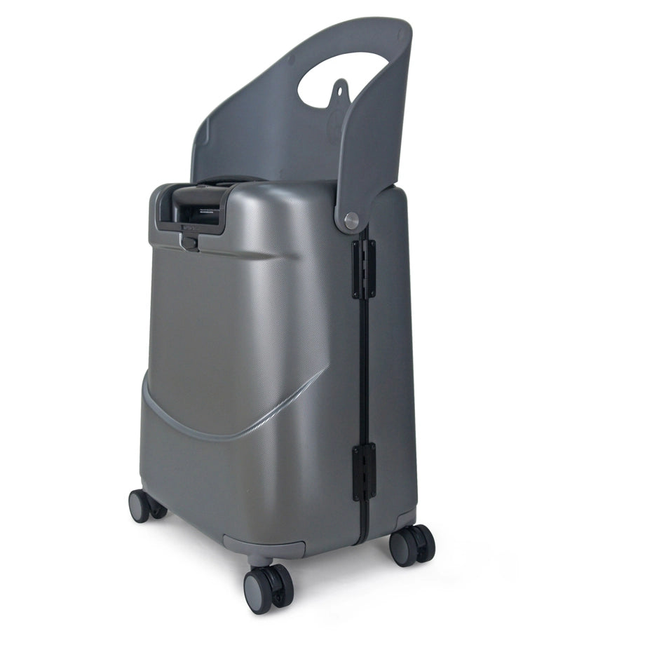 Miamily Carry-On Luggage 18 Inch (Charcoal Grey)