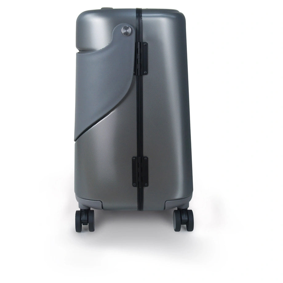 Miamily Carry-On Luggage 18 Inch (Charcoal Grey)