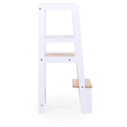 Childhome Learning Tower (White Natural)
