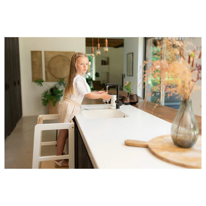 Childhome Learning Tower (White Natural)