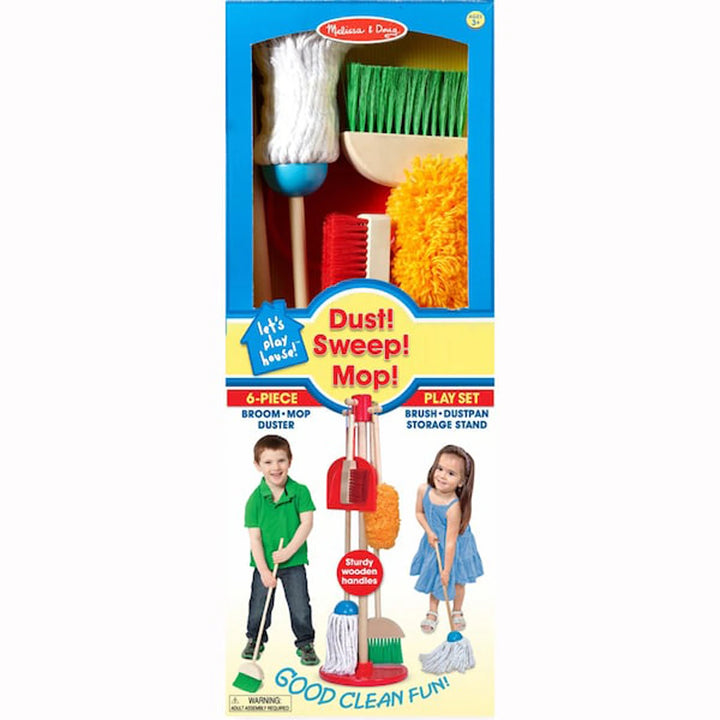 Melissa and Doug Cleaning Playset - Dust, Sweep & Mop