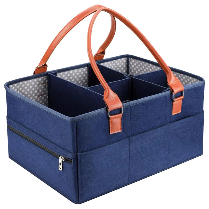Little Story Premium Diaper Caddy (Blue)