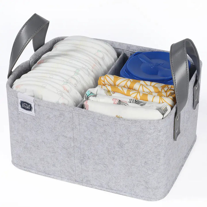 Little Story Diaper Caddy Simplex (Grey)