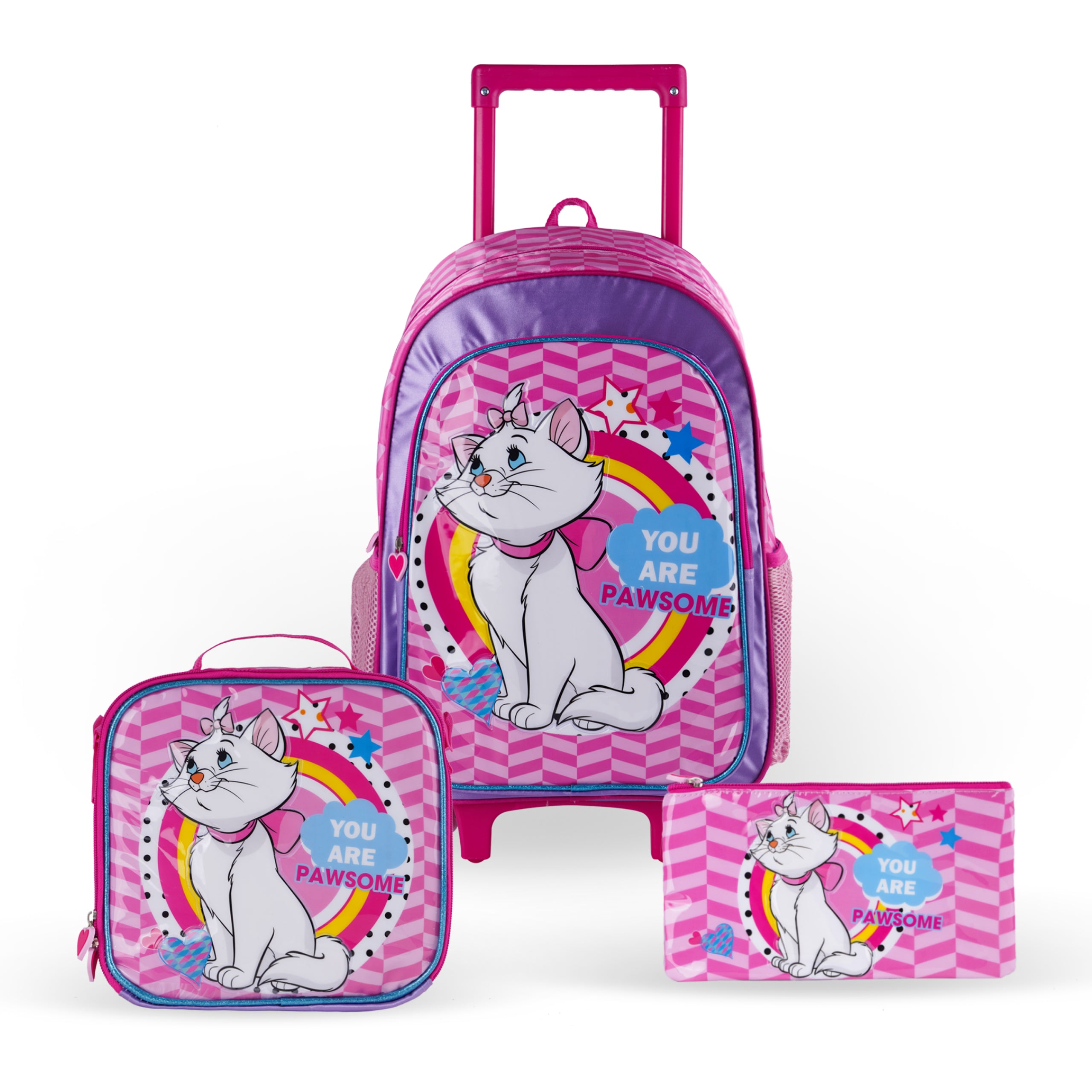 Disney Marie You are pawsome 3in1 Trolley Box set 18"