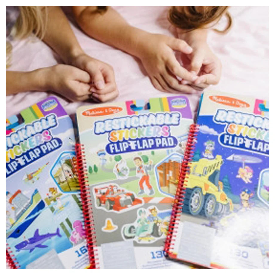 Melissa and Doug Paw Patrol Restickable Stickers Flip-Flap Pad (Ultimate Rescue)