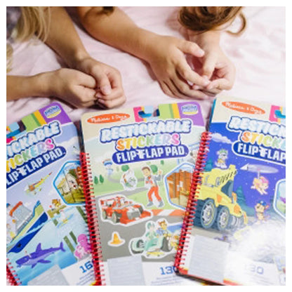 Melissa and Doug Paw Patrol Restickable Stickers Flip-Flap Pad (Ultimate Rescue)