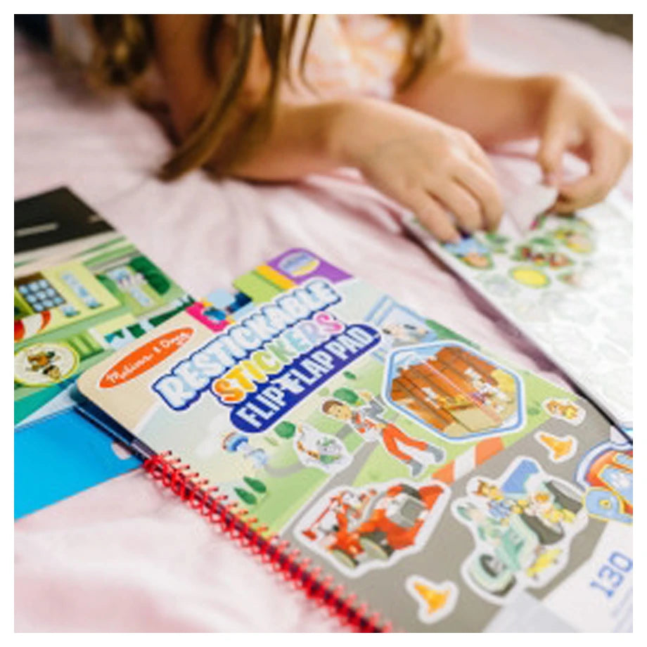 Melissa and Doug Paw Patrol Restickable Stickers Flip-Flap Pad (Ultimate Rescue)