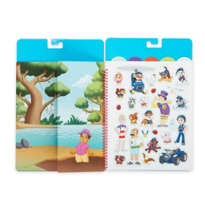 Melissa and Doug Paw Patrol Restickable Stickers Flip-Flap Pad (Ultimate Rescue)