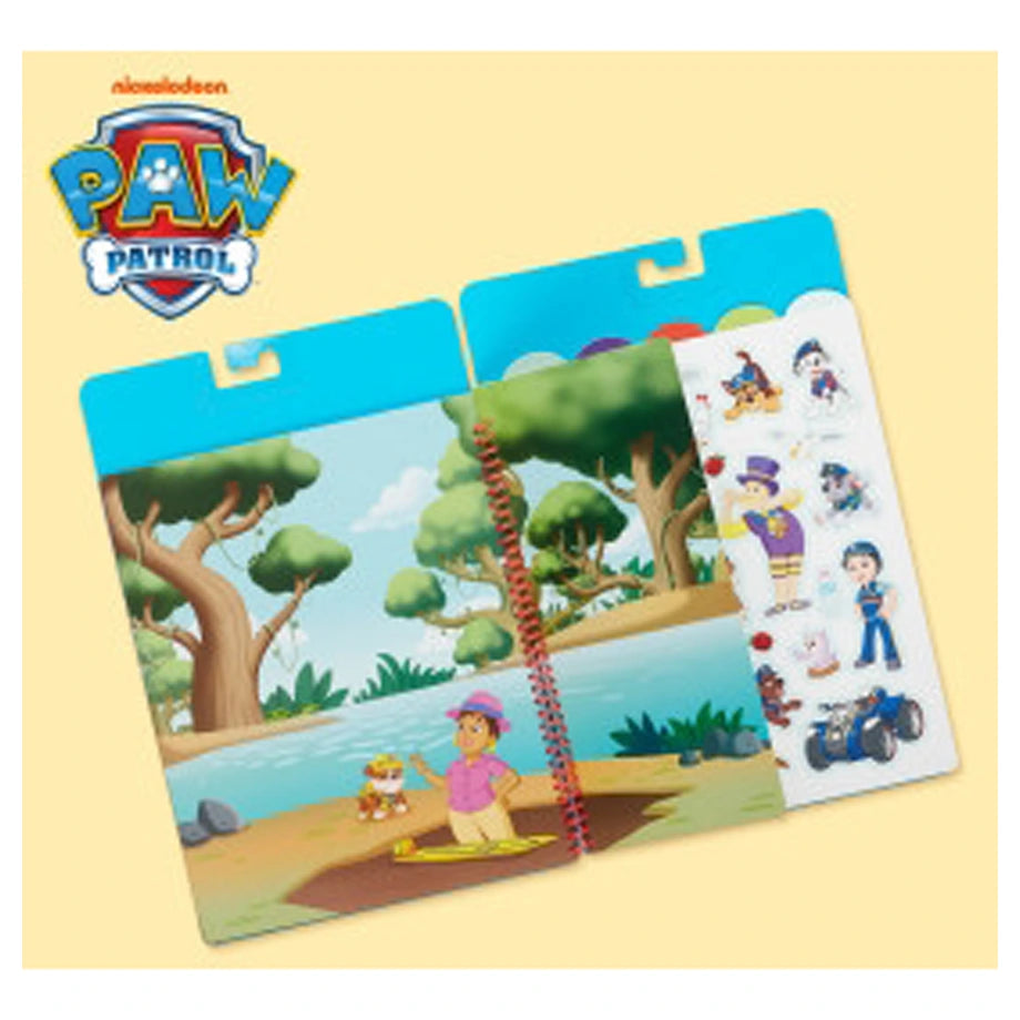 Melissa and Doug Paw Patrol Restickable Stickers Flip-Flap Pad (Ultimate Rescue)