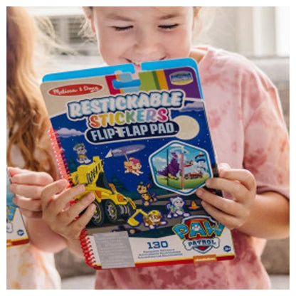 Melissa and Doug Paw Patrol Restickable Stickers Flip-Flap Pad (Ultimate Rescue)