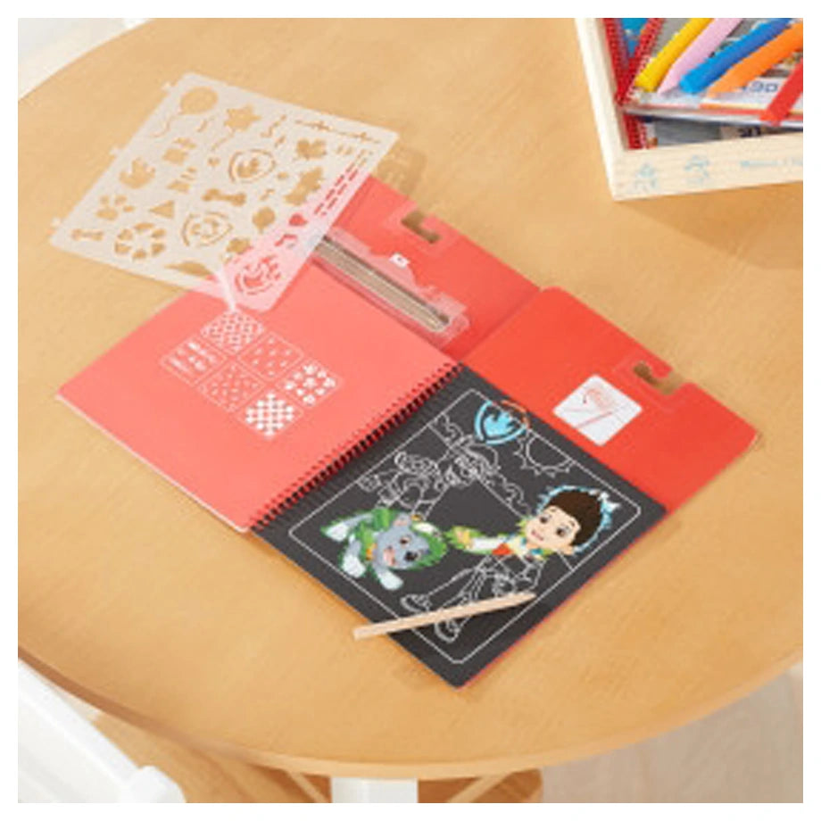 Melissa and Doug Paw Patrol Scratch Art Pad (Marshall)