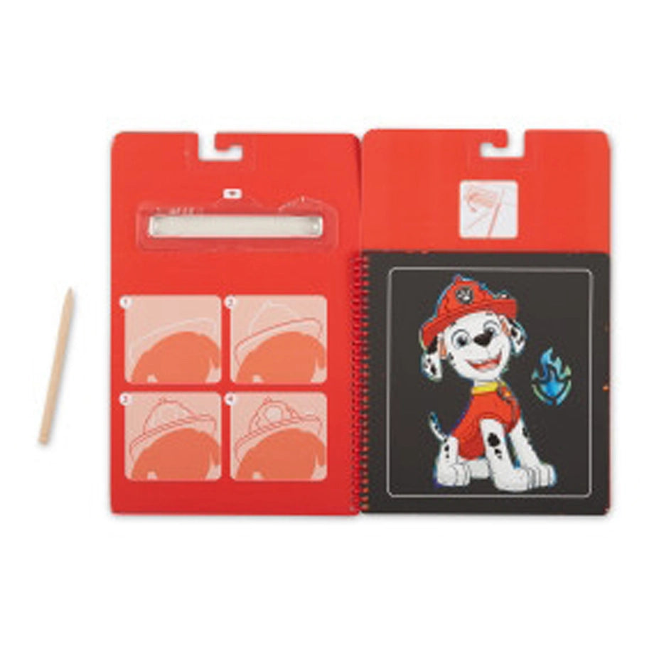 Melissa and Doug Paw Patrol Scratch Art Pad (Marshall)