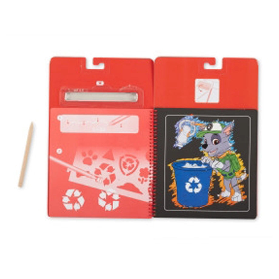 Melissa and Doug Paw Patrol Scratch Art Pad (Marshall)