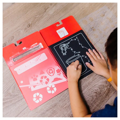 Melissa and Doug Paw Patrol Scratch Art Pad (Marshall)