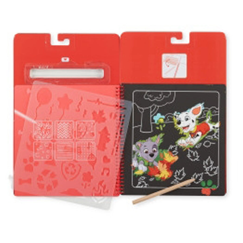 Melissa and Doug Paw Patrol Scratch Art Pad (Marshall)