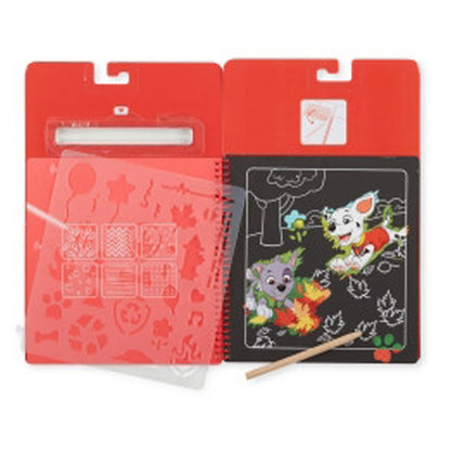 Melissa and Doug Paw Patrol Scratch Art Pad (Marshall)