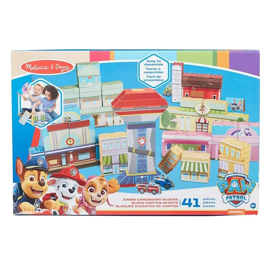 Melissa and Doug Paw Patrol Jumbo Cardboard Blocks
