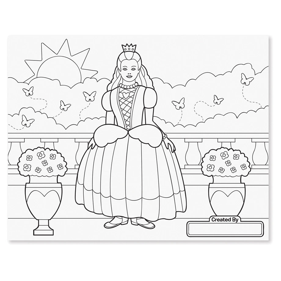 Melissa and Doug Jumbo Coloring Pad 11" x 14" (Pink)
