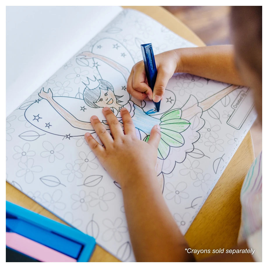 Melissa and Doug Jumbo Coloring Pad 11" x 14" (Pink)
