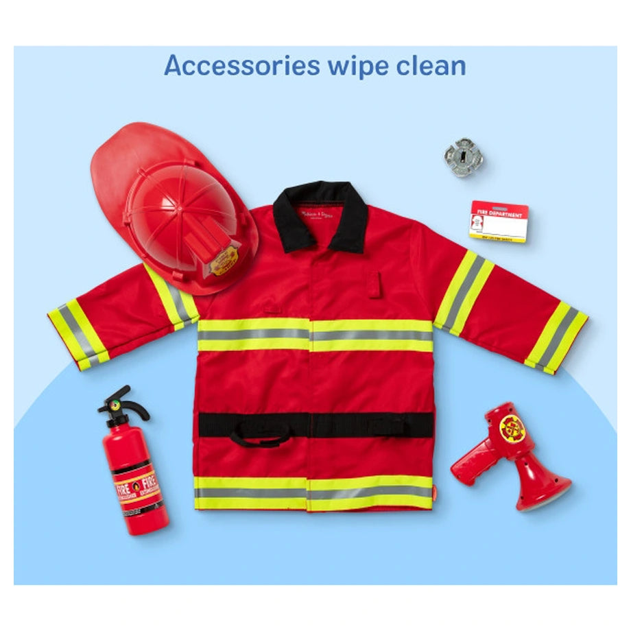 Melissa and Doug Fire Chief Role Play Costume Set