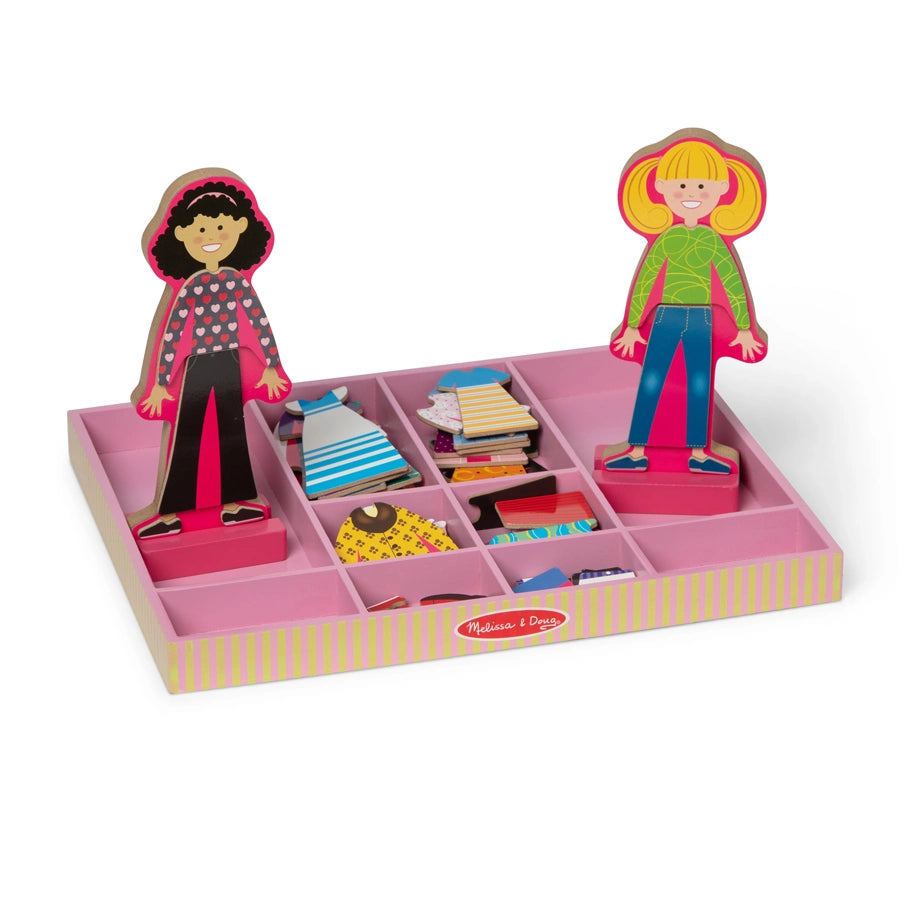 Melissa and Doug Abby & Emma Magnetic Dress-Up