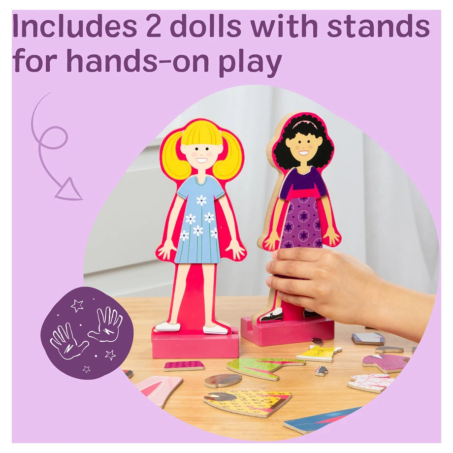 Melissa and Doug Abby & Emma Magnetic Dress-Up