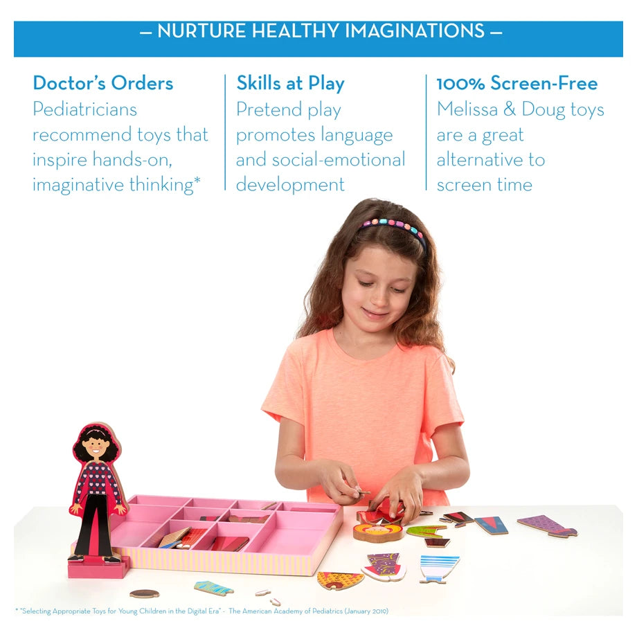 Melissa and Doug Abby & Emma Magnetic Dress-Up