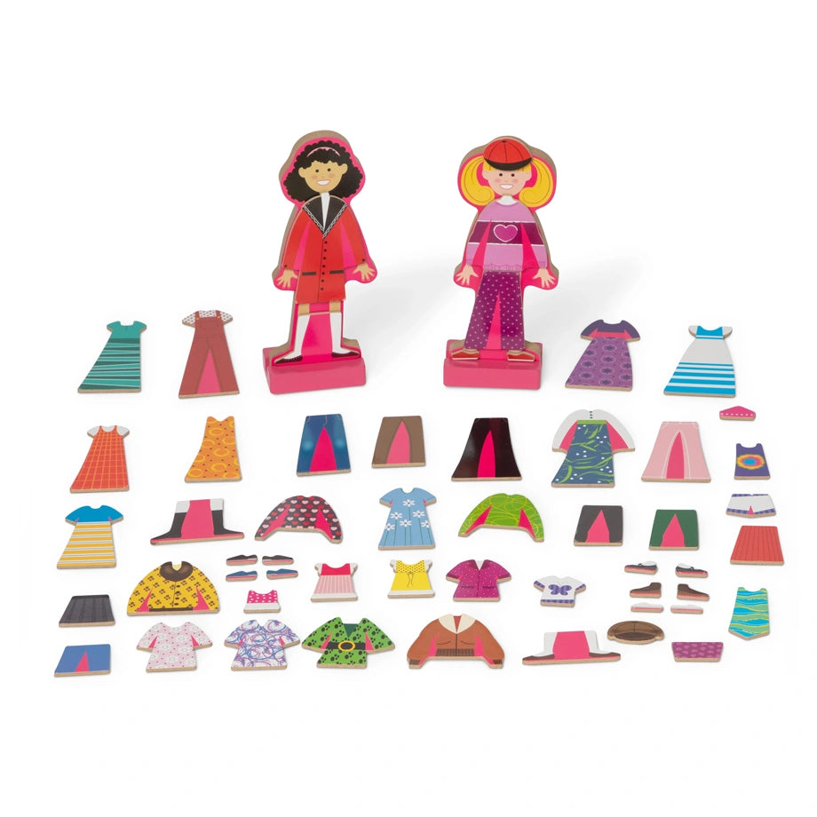 Melissa and Doug Abby & Emma Magnetic Dress-Up