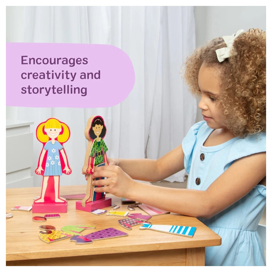 Melissa and Doug Abby & Emma Magnetic Dress-Up