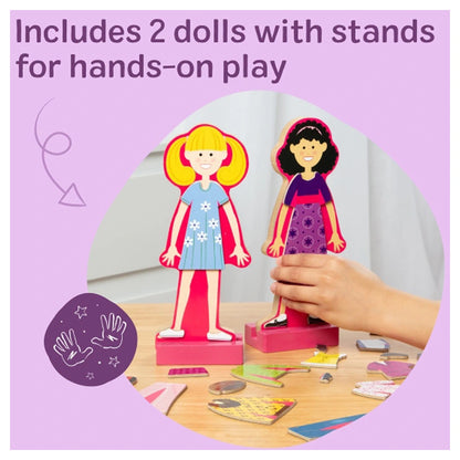 Melissa and Doug Abby & Emma Magnetic Dress-Up