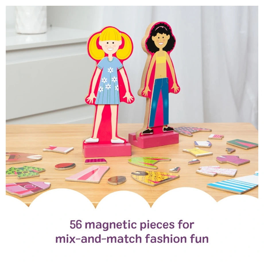 Melissa and Doug Abby & Emma Magnetic Dress-Up