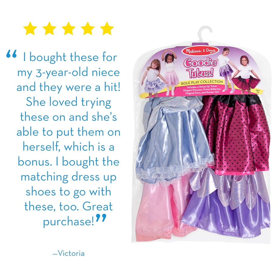 Melissa and Doug Goodie Tutus! Dress-Up Set