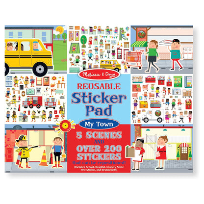 Melissa and Doug Reusable Sticker Pad (My Town)