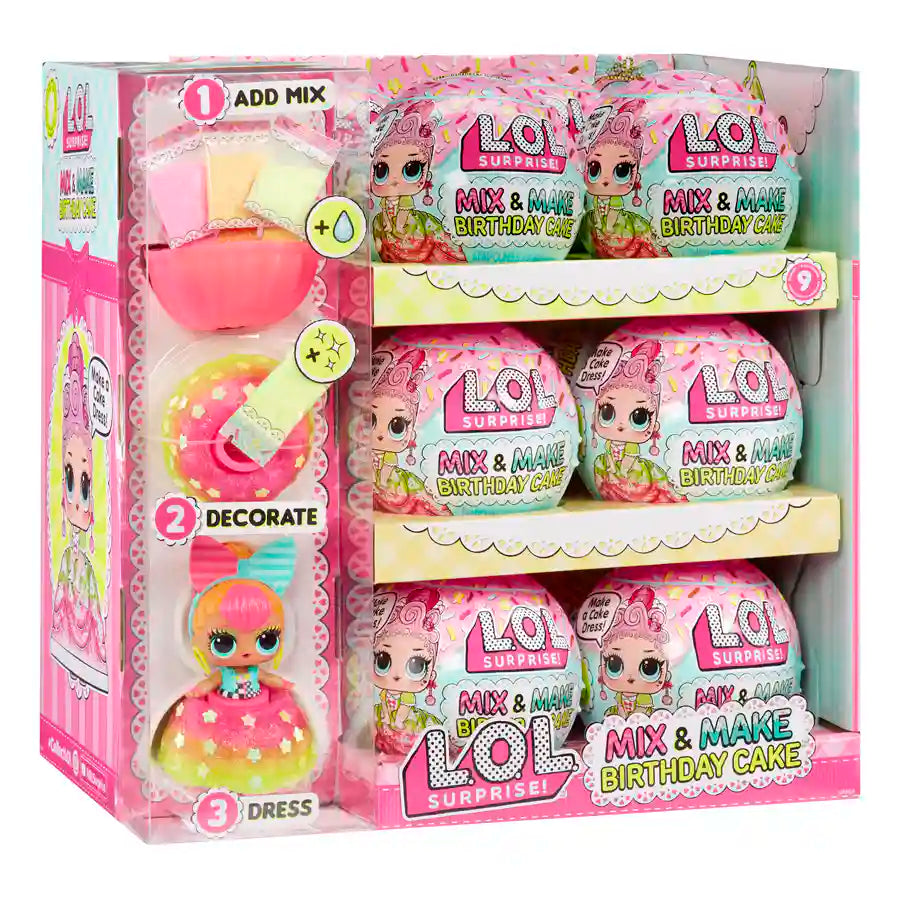 مجموعة أدوات صنع كعكات أعياد الميلاد من L.ol Surprise Mix & Make (PDQ) مجموعة أدوات صنع كعكات أعياد الميلاد من L.ol Surprise Mix & Make (PDQ)