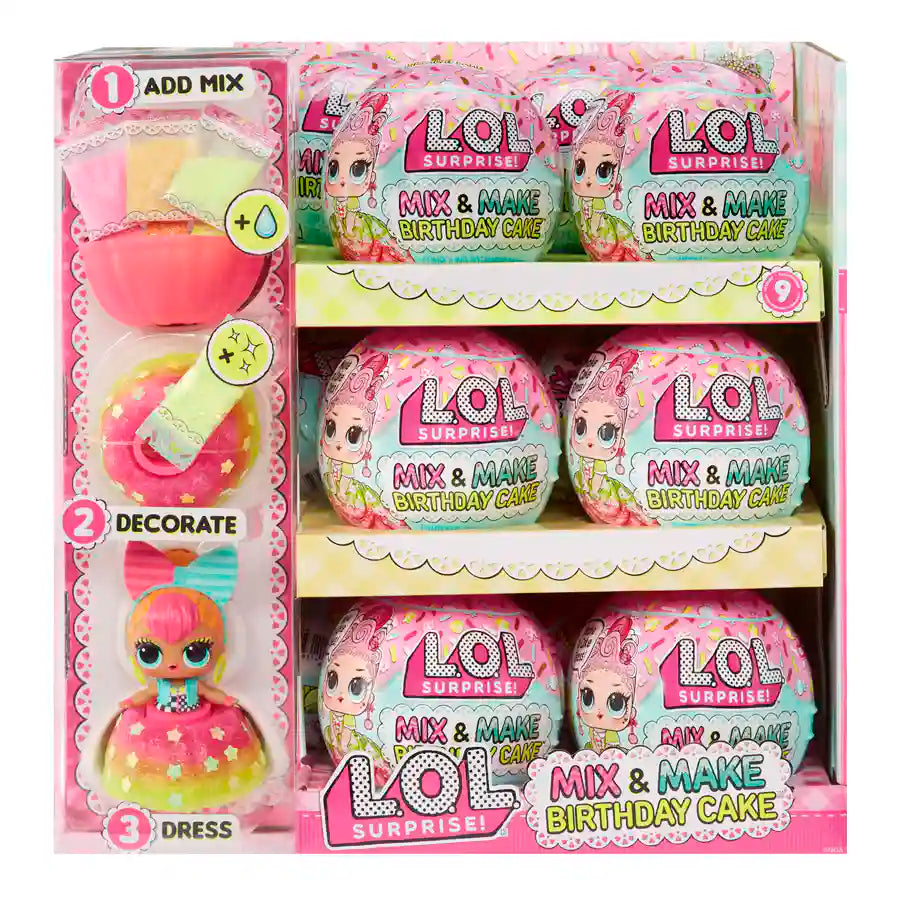 مجموعة أدوات صنع كعكات أعياد الميلاد من L.ol Surprise Mix & Make (PDQ) مجموعة أدوات صنع كعكات أعياد الميلاد من L.ol Surprise Mix & Make (PDQ)
