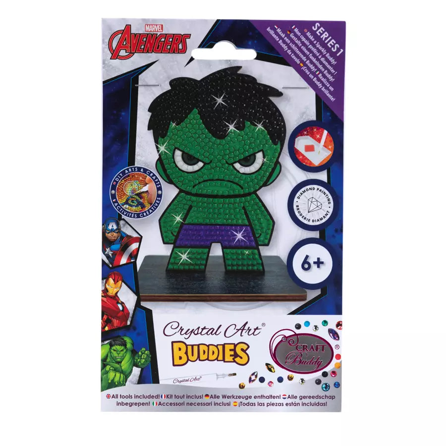 Hulk Crystal Art Buddies Kit