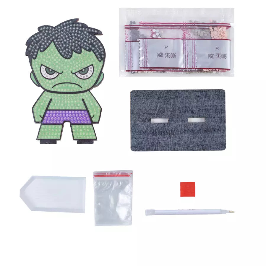 Hulk Crystal Art Buddies Kit